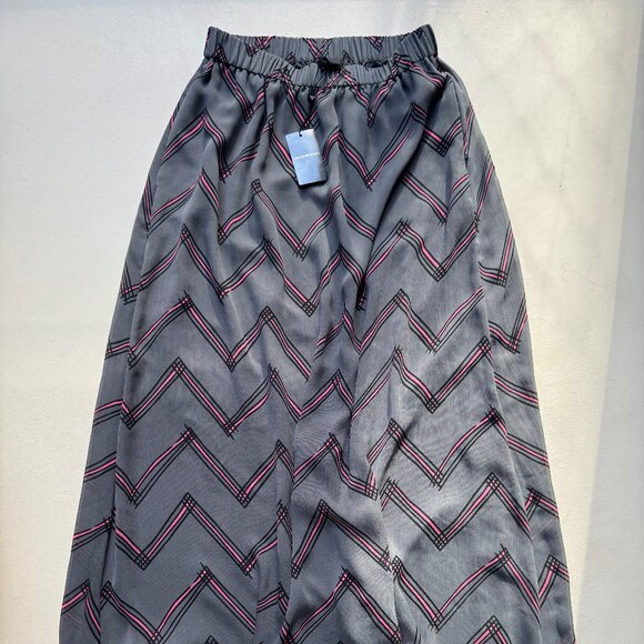 EMPORIO ARMANI Maxi Skirt in Grey and pink • BRAND NEW with tag